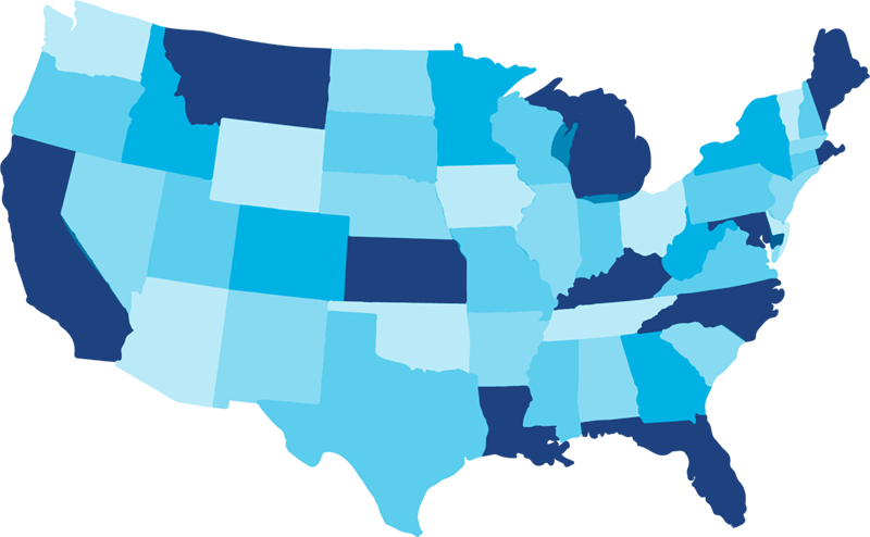 Map of USA